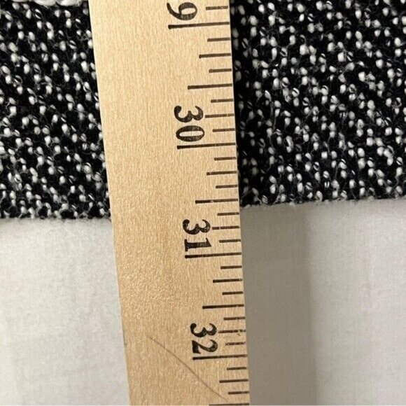 BNCI BLANC NOIR Cardigan Sweater Tunic Length Open Front Womens XL Pockets Black - Picture 12 of 14